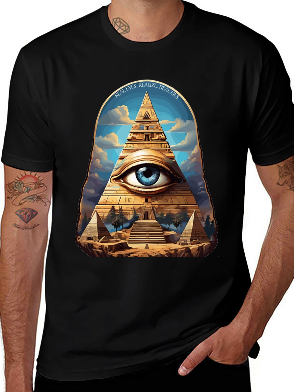 Mystic Pyramid Eye Graphic Tee