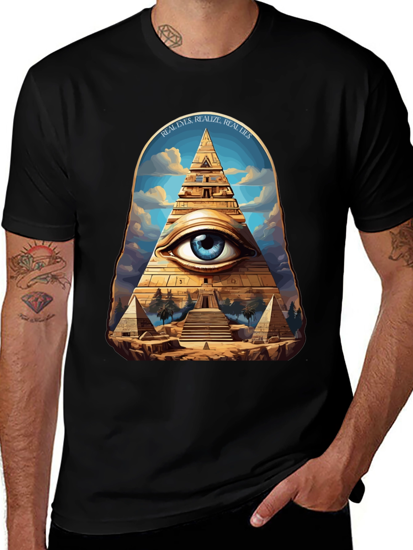 Mystic Pyramid Eye Graphic Tee