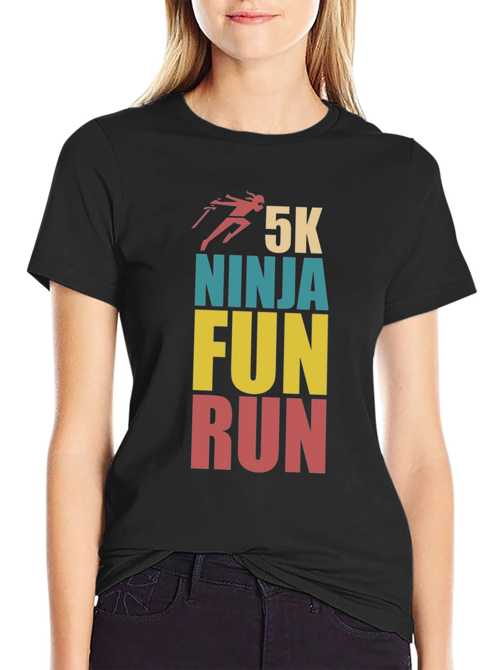 5K Ninja Fun Run Graphic T-Shirt