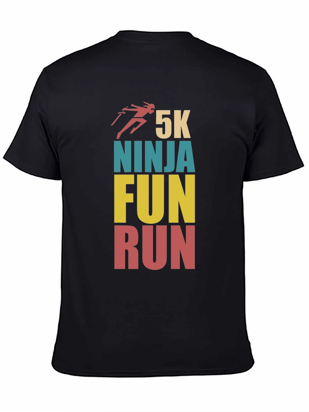 5K Ninja Fun Run Graphic T-Shirt
