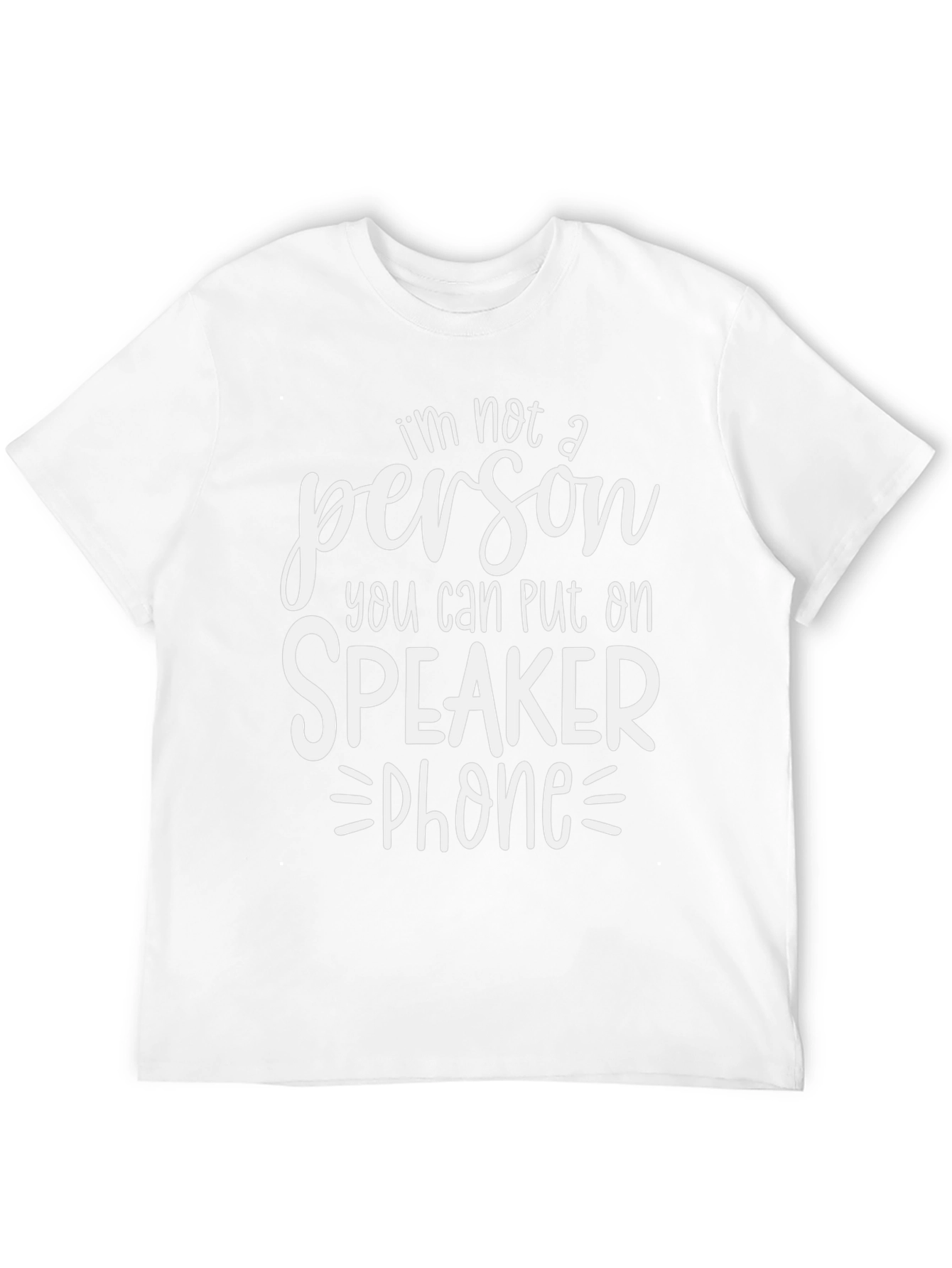 Speaker Phone Funny Graphic Tee