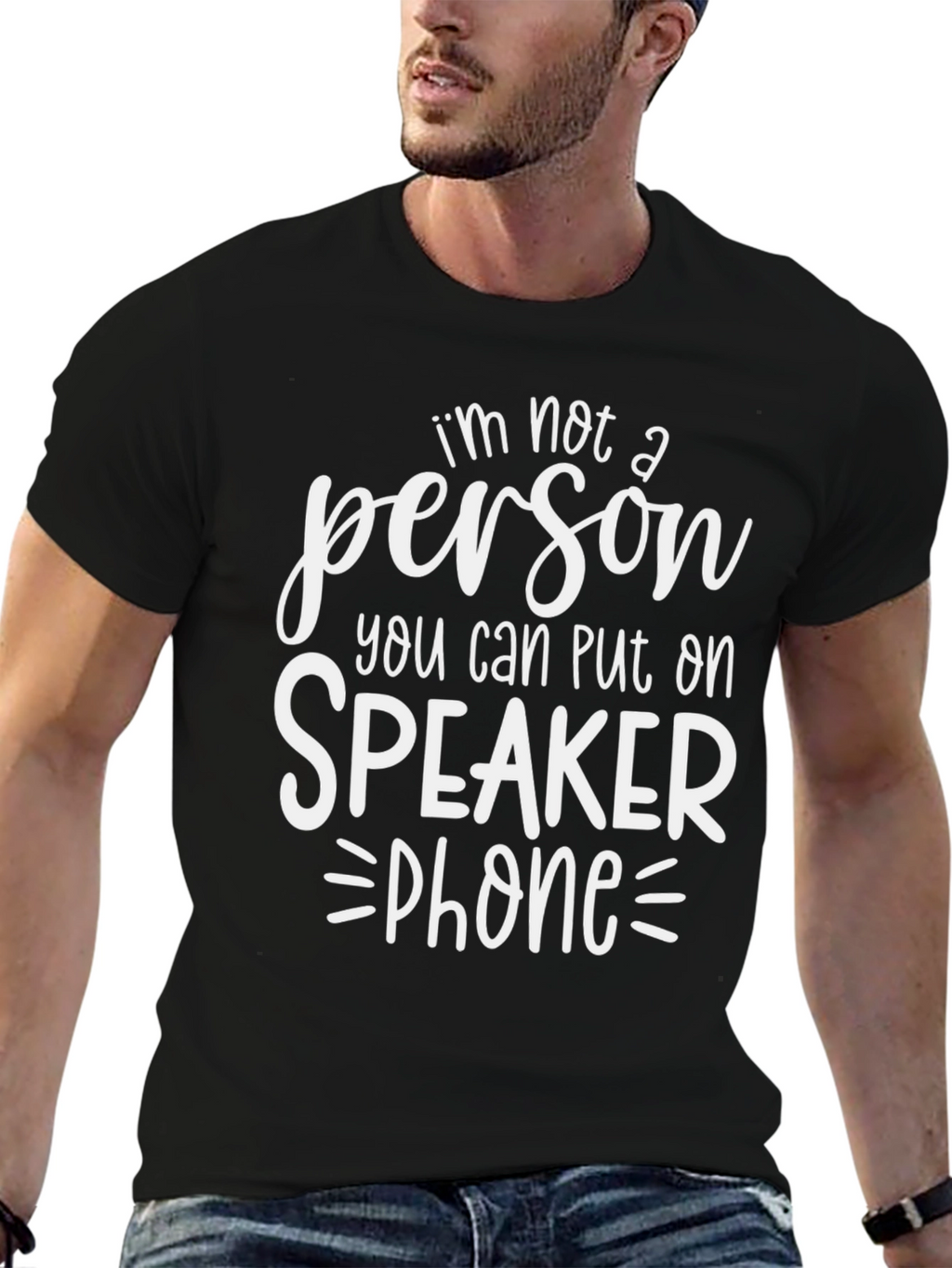 Speaker Phone Funny Graphic Tee