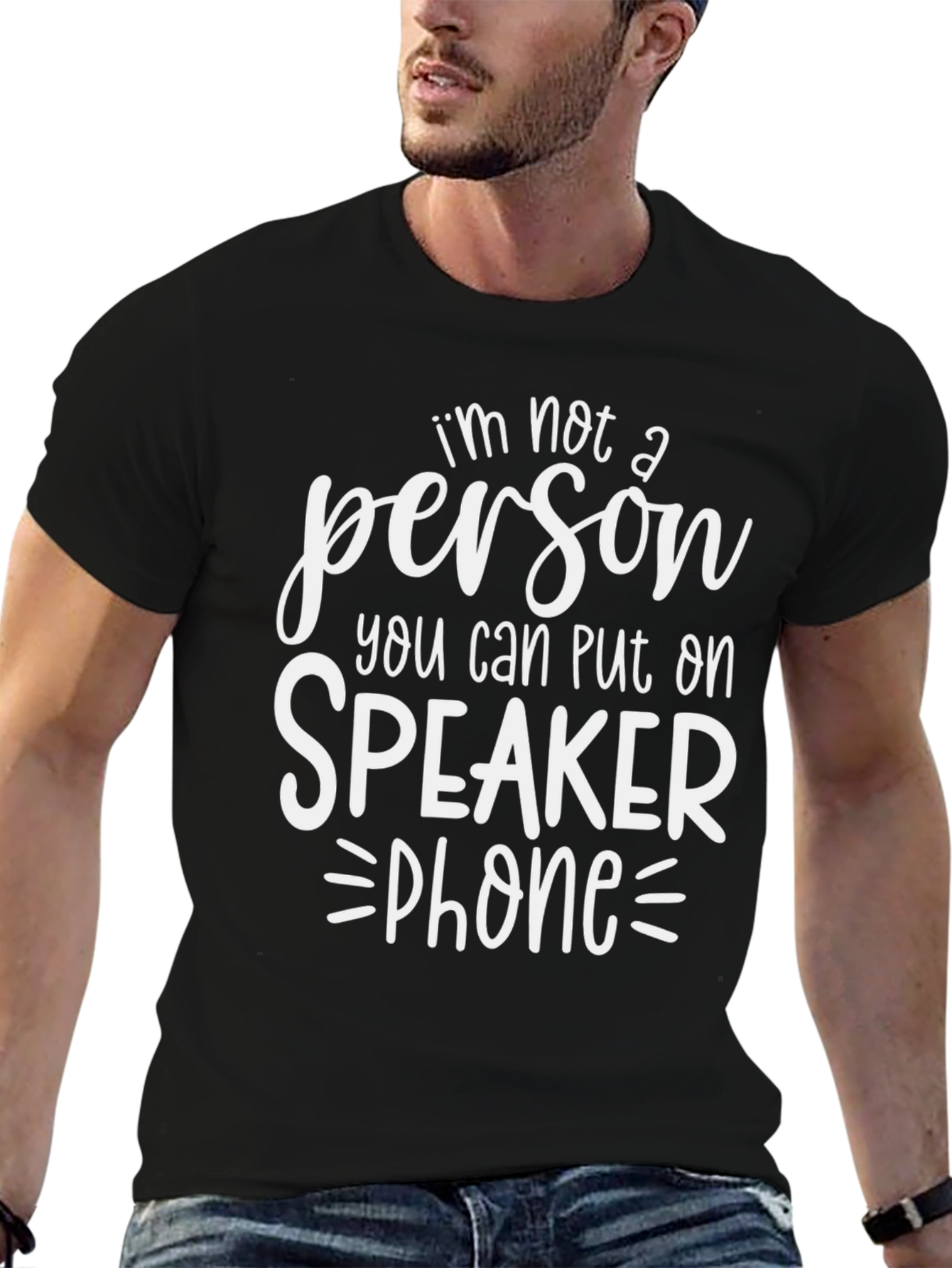 Speaker Phone Funny Graphic Tee