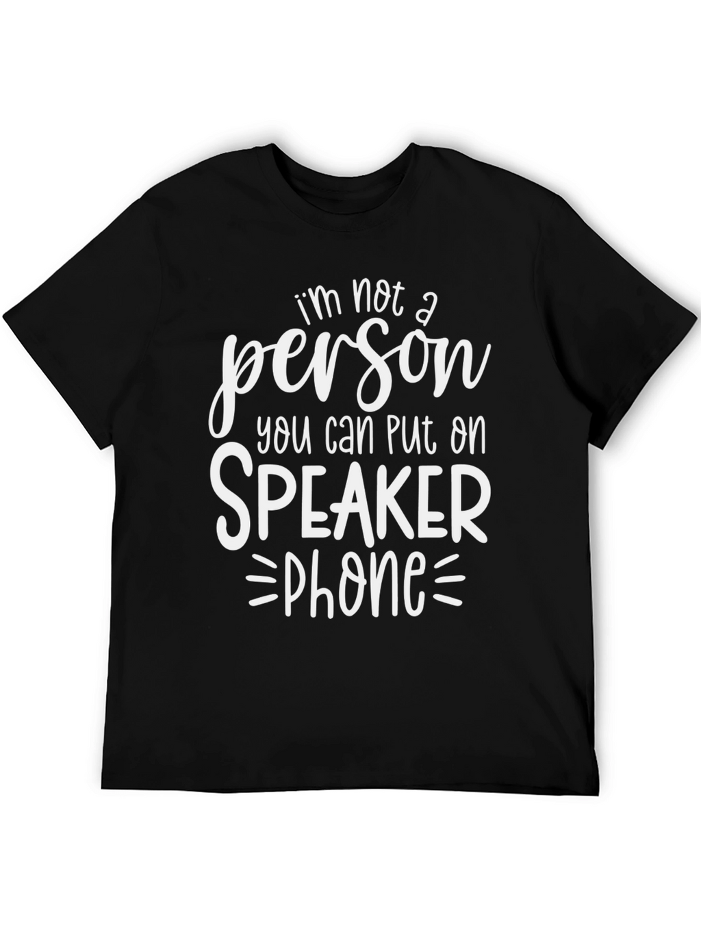 Speaker Phone Funny Graphic Tee