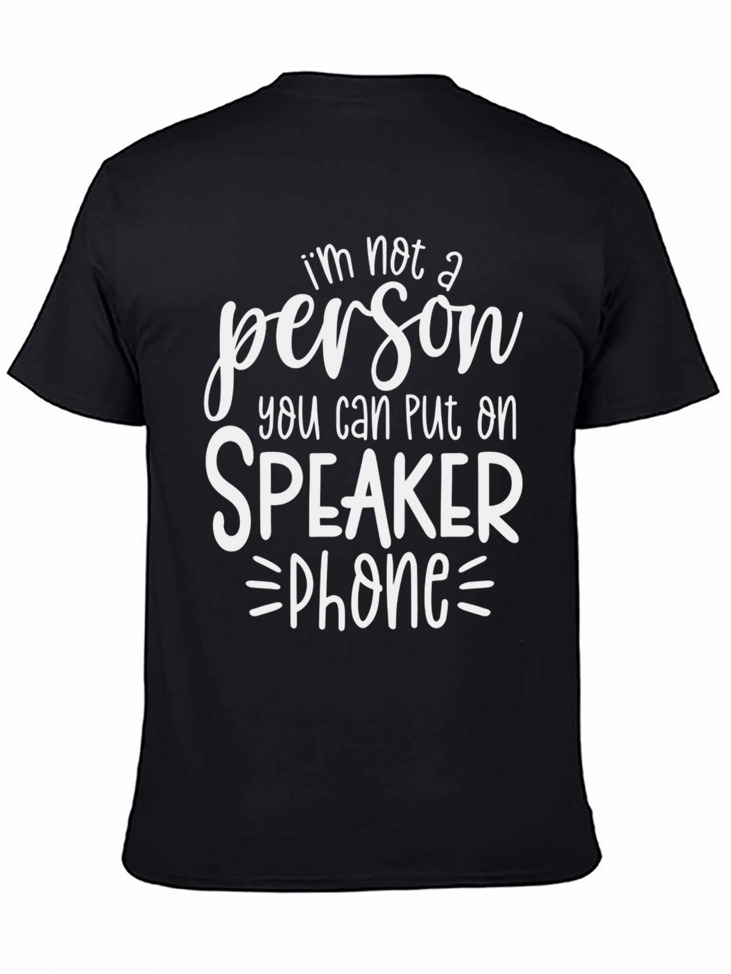 Speaker Phone Funny Graphic Tee