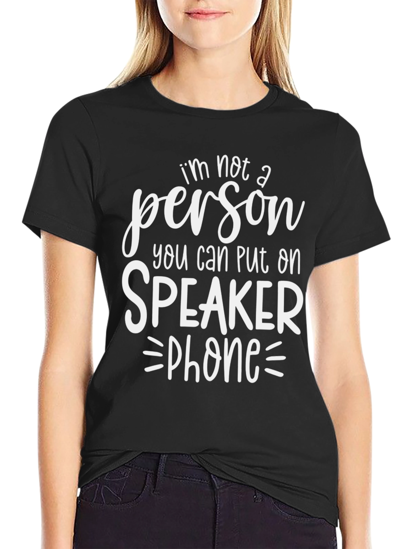 Speaker Phone Funny Graphic Tee
