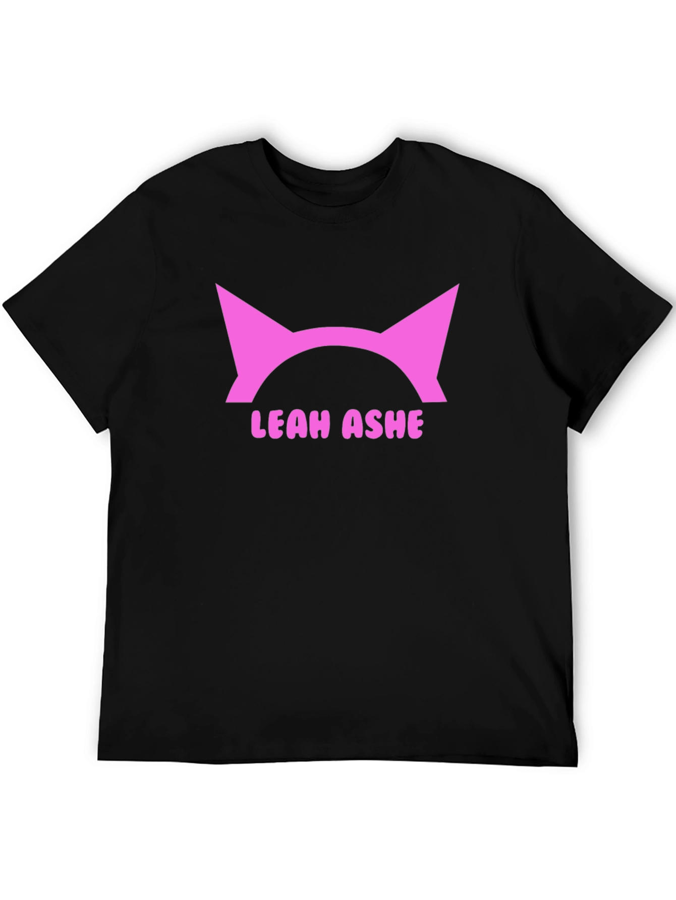 Leah Ashe Cat Ear T-Shirt - Black