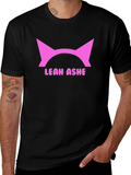Leah Ashe Cat Ear T-Shirt - Black