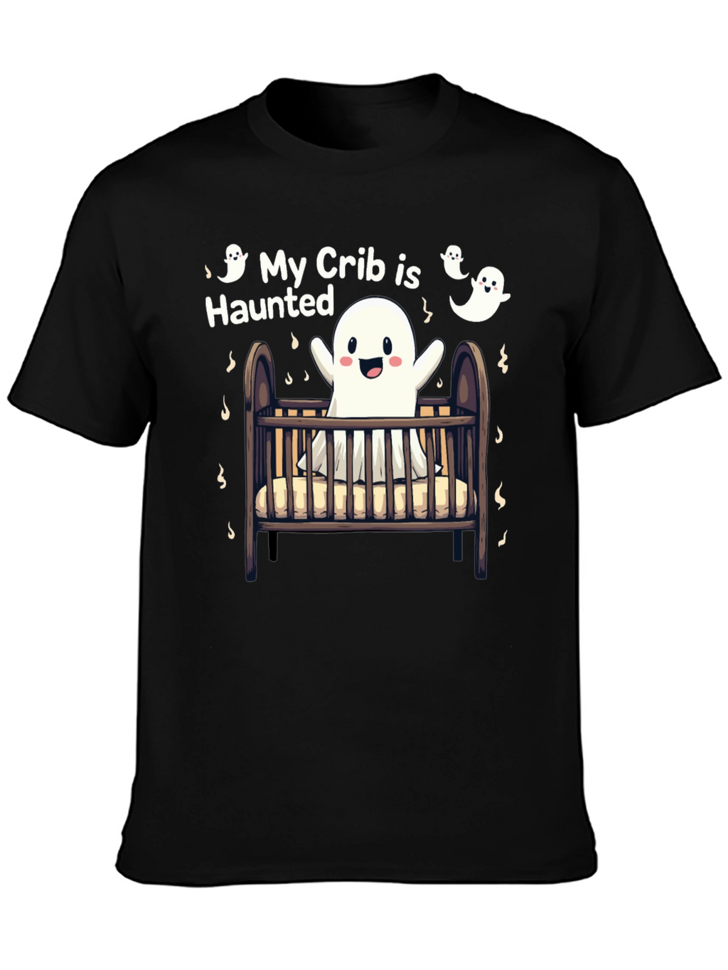 My Crib is Haunted Halloween T-Shirt