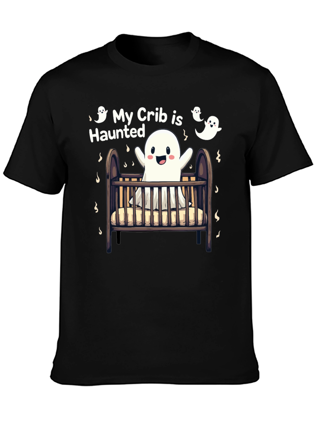 My Crib is Haunted Halloween T-Shirt