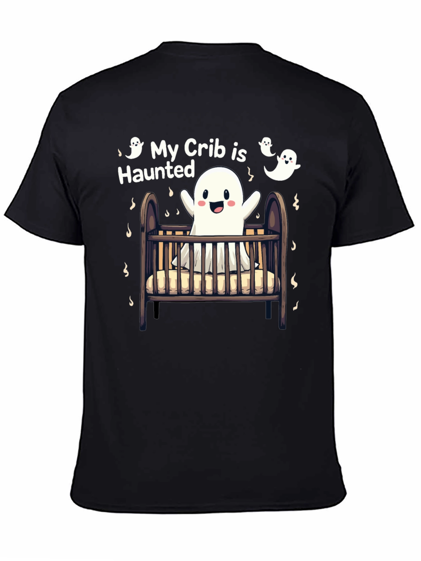 My Crib is Haunted Halloween T-Shirt