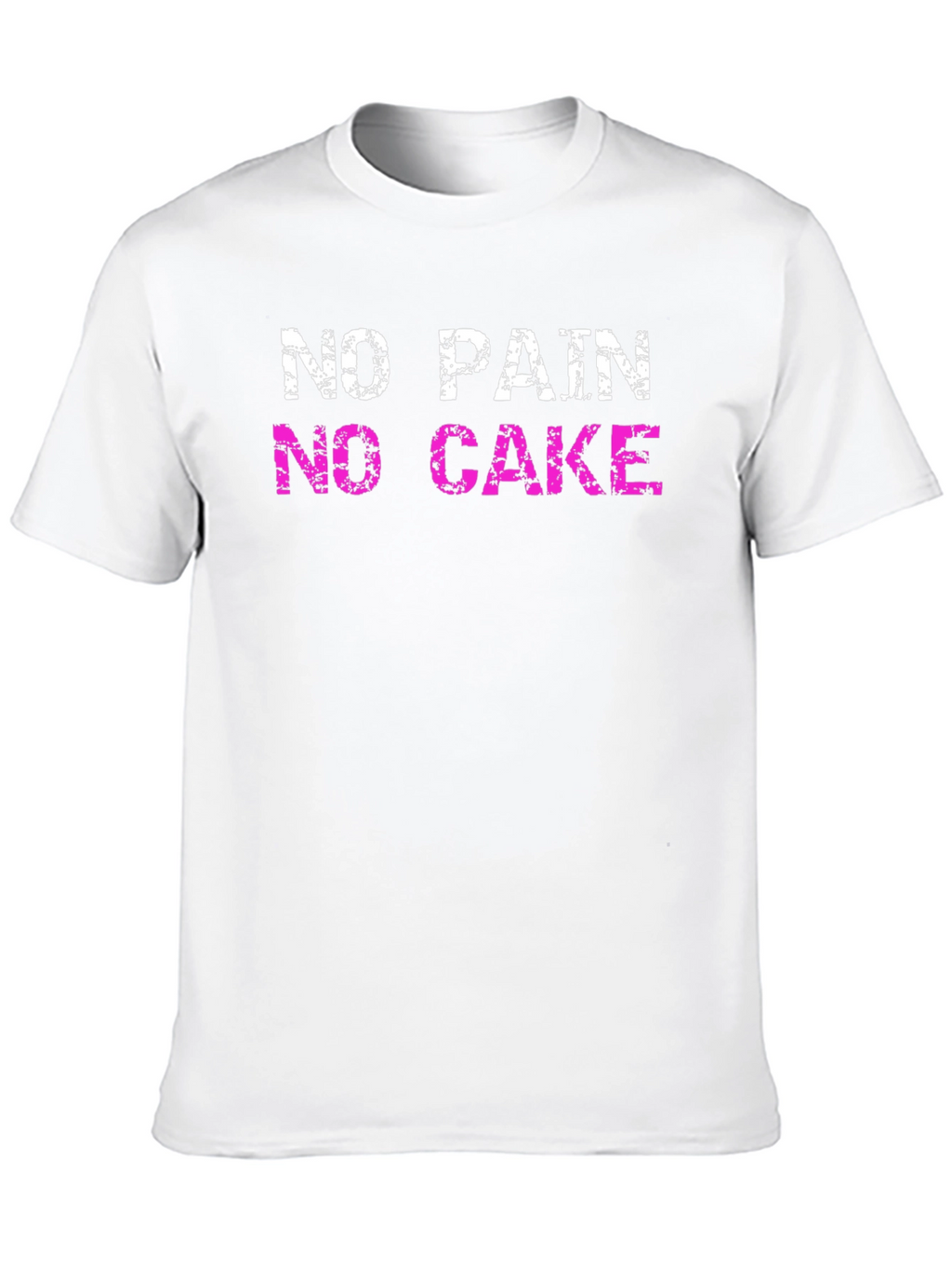 No Pain No Cake - Novelty Graphic T-Shirt