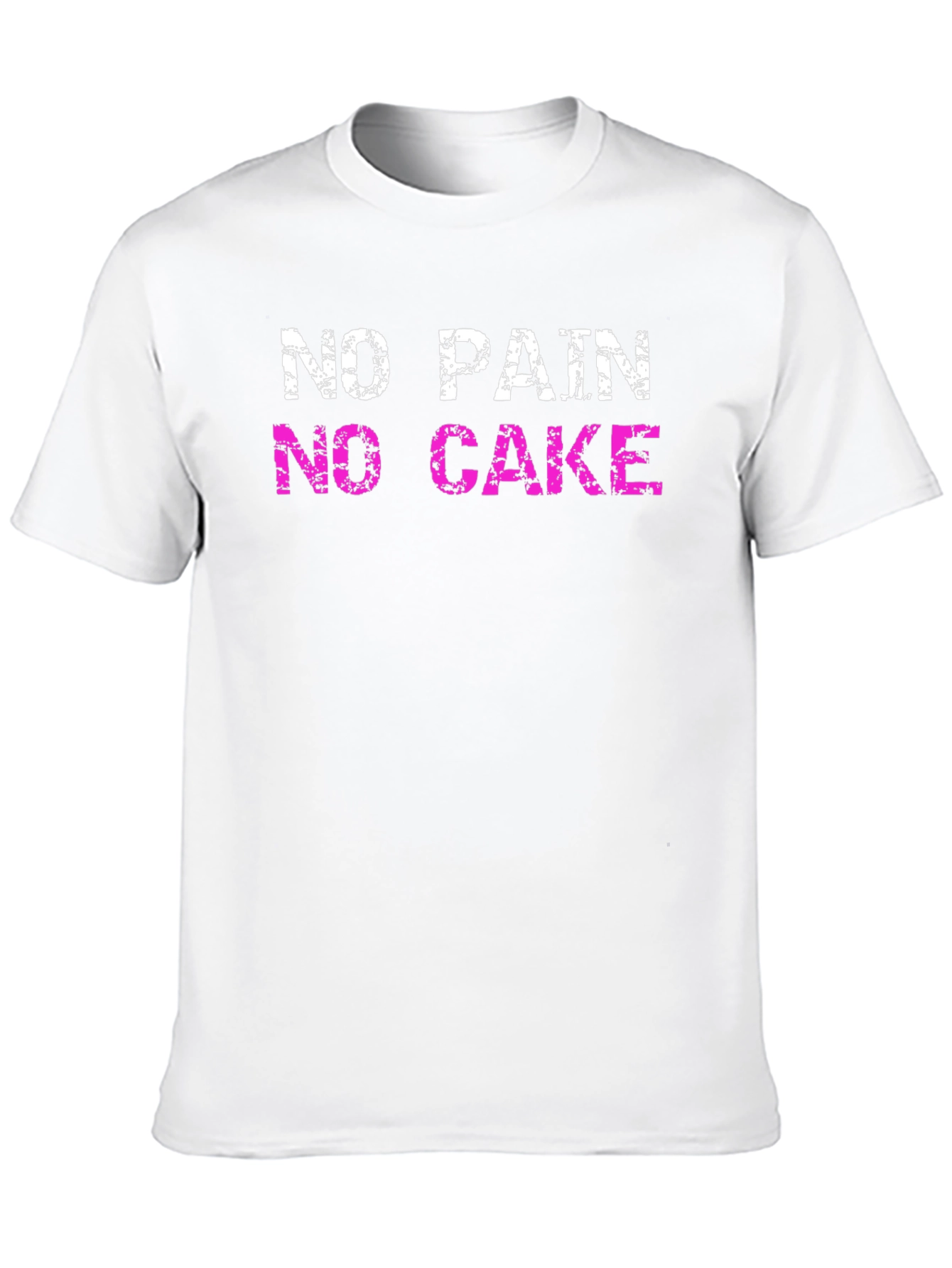 No Pain No Cake - Novelty Graphic T-Shirt