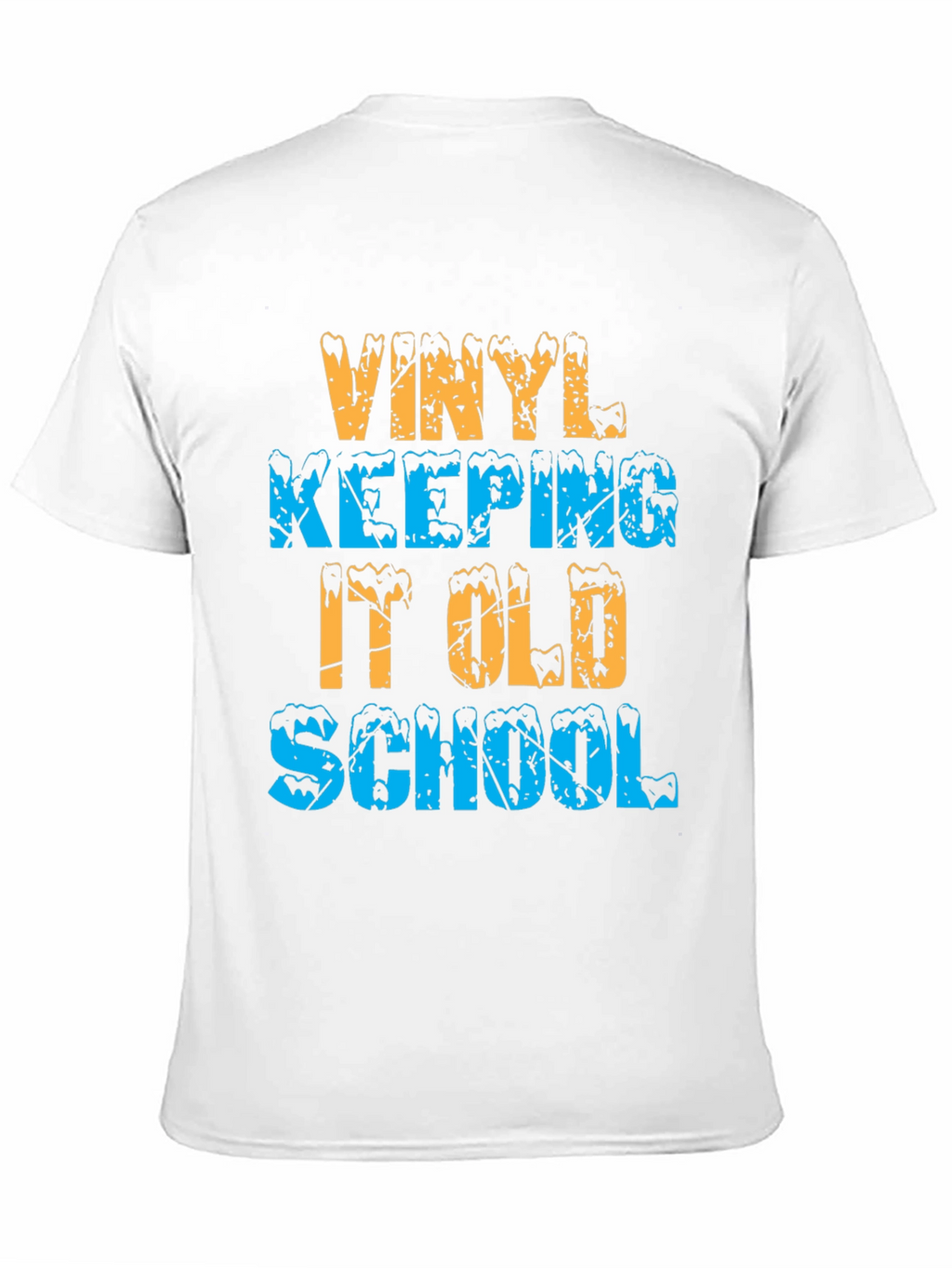 Vinyl Keeping It Old School Retro Tee