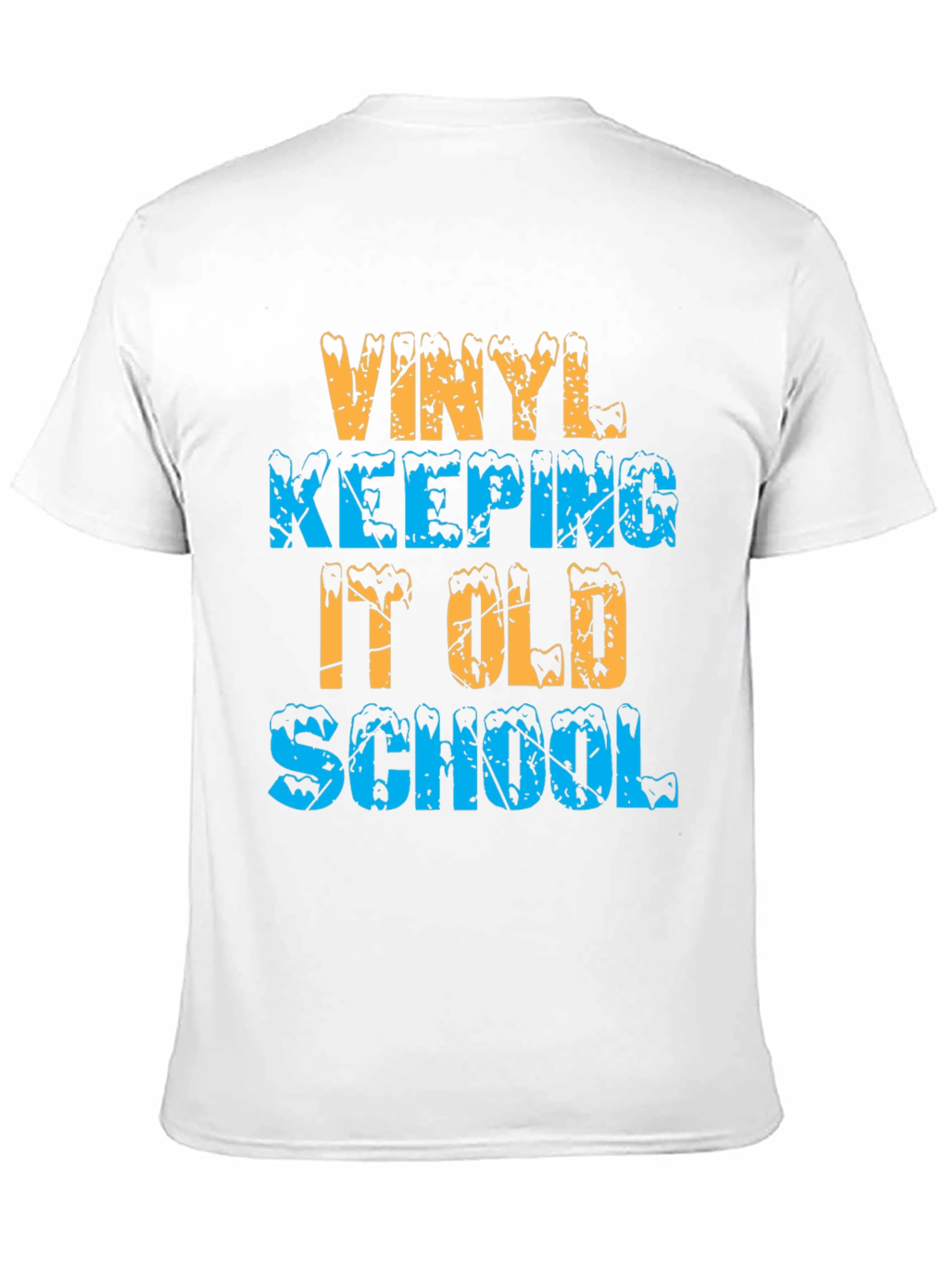 Vinyl Keeping It Old School Retro Tee