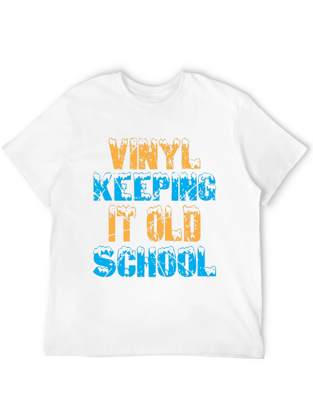 Vinyl Keeping It Old School Retro Tee