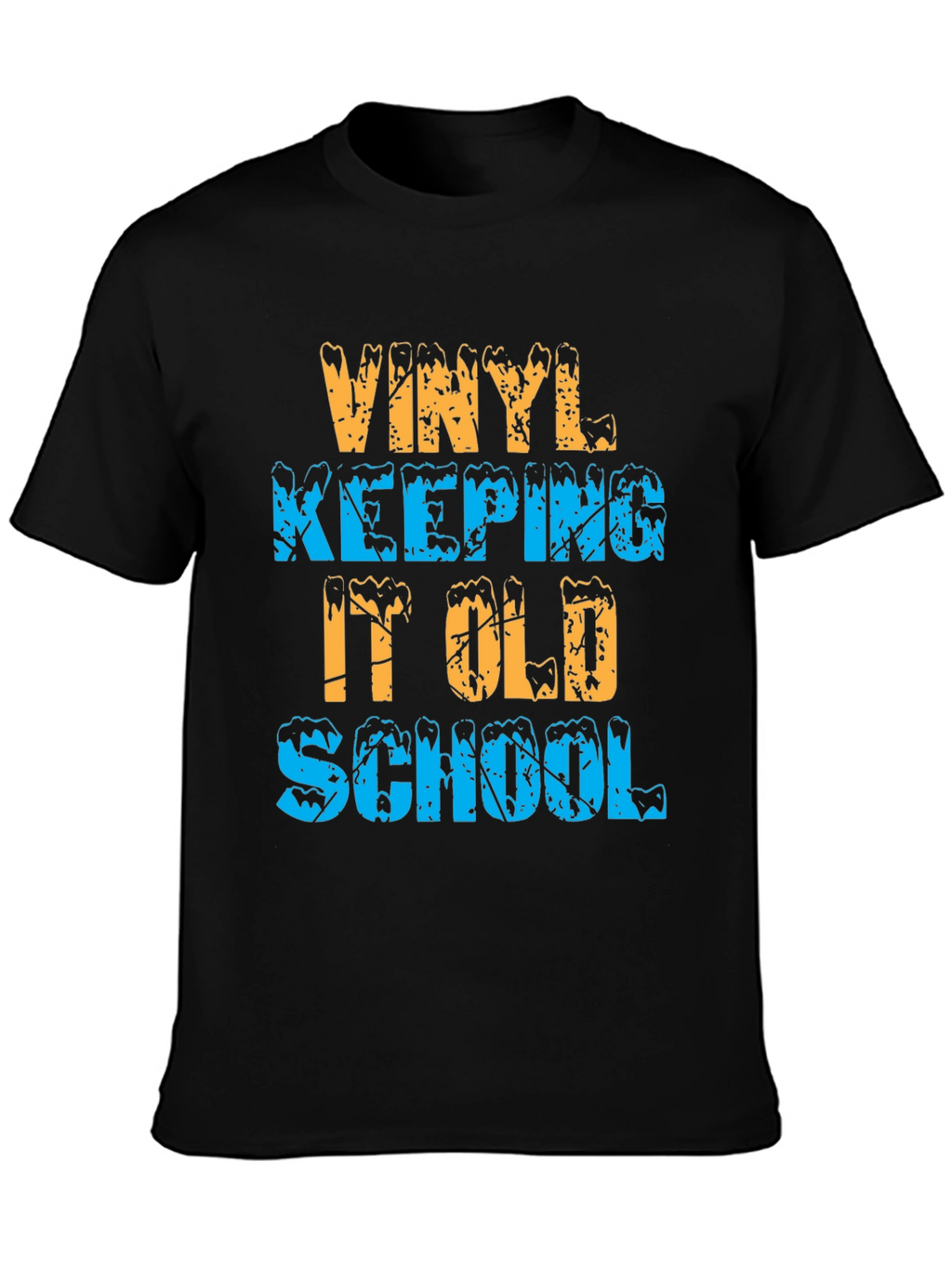 Vinyl Keeping It Old School Retro Tee