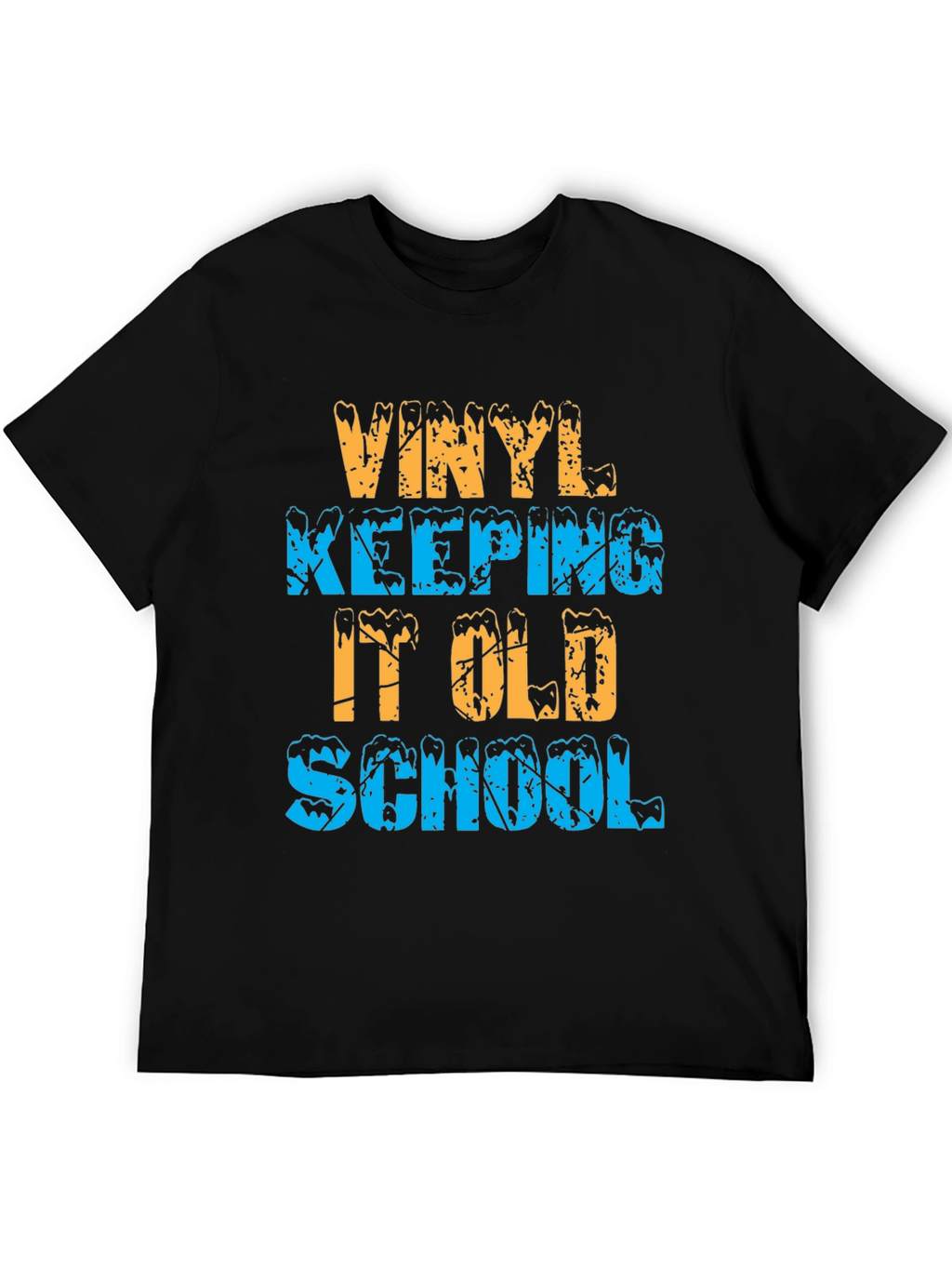 Vinyl Keeping It Old School Retro Tee