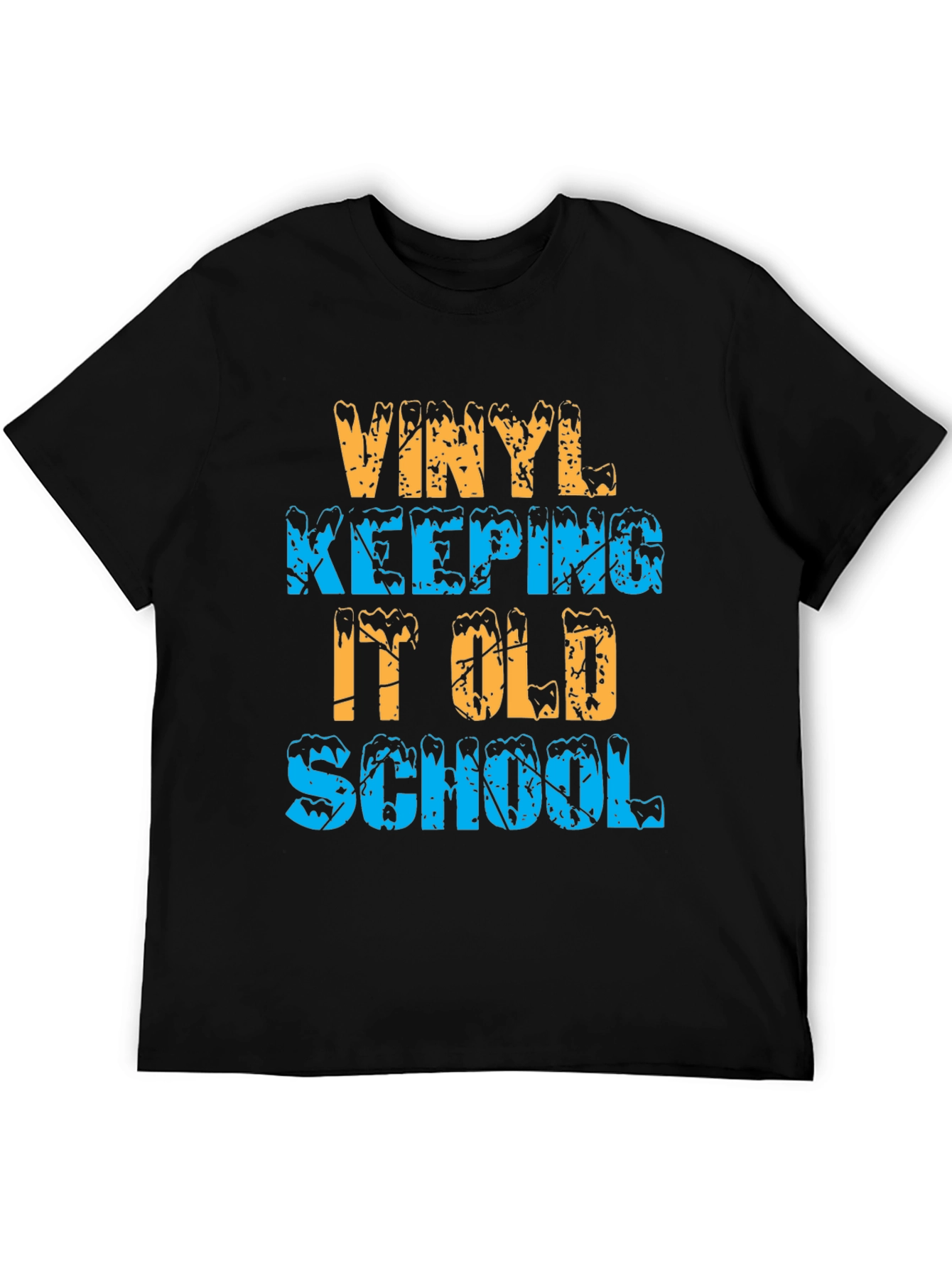 Vinyl Keeping It Old School Retro Tee