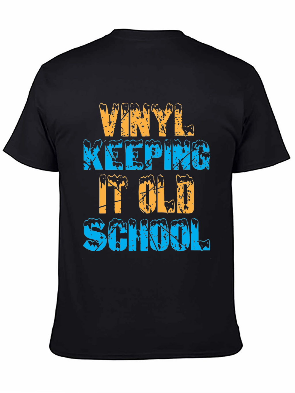 Vinyl Keeping It Old School Retro Tee