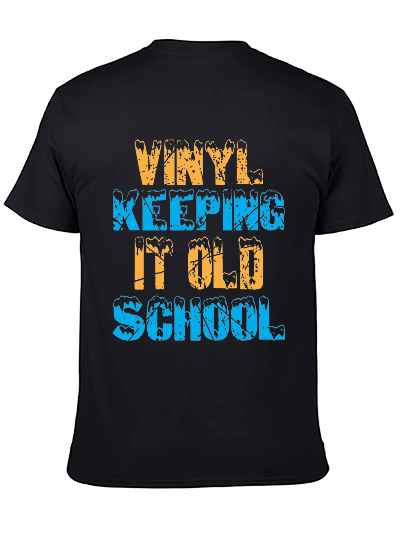 Vinyl Keeping It Old School Retro Tee
