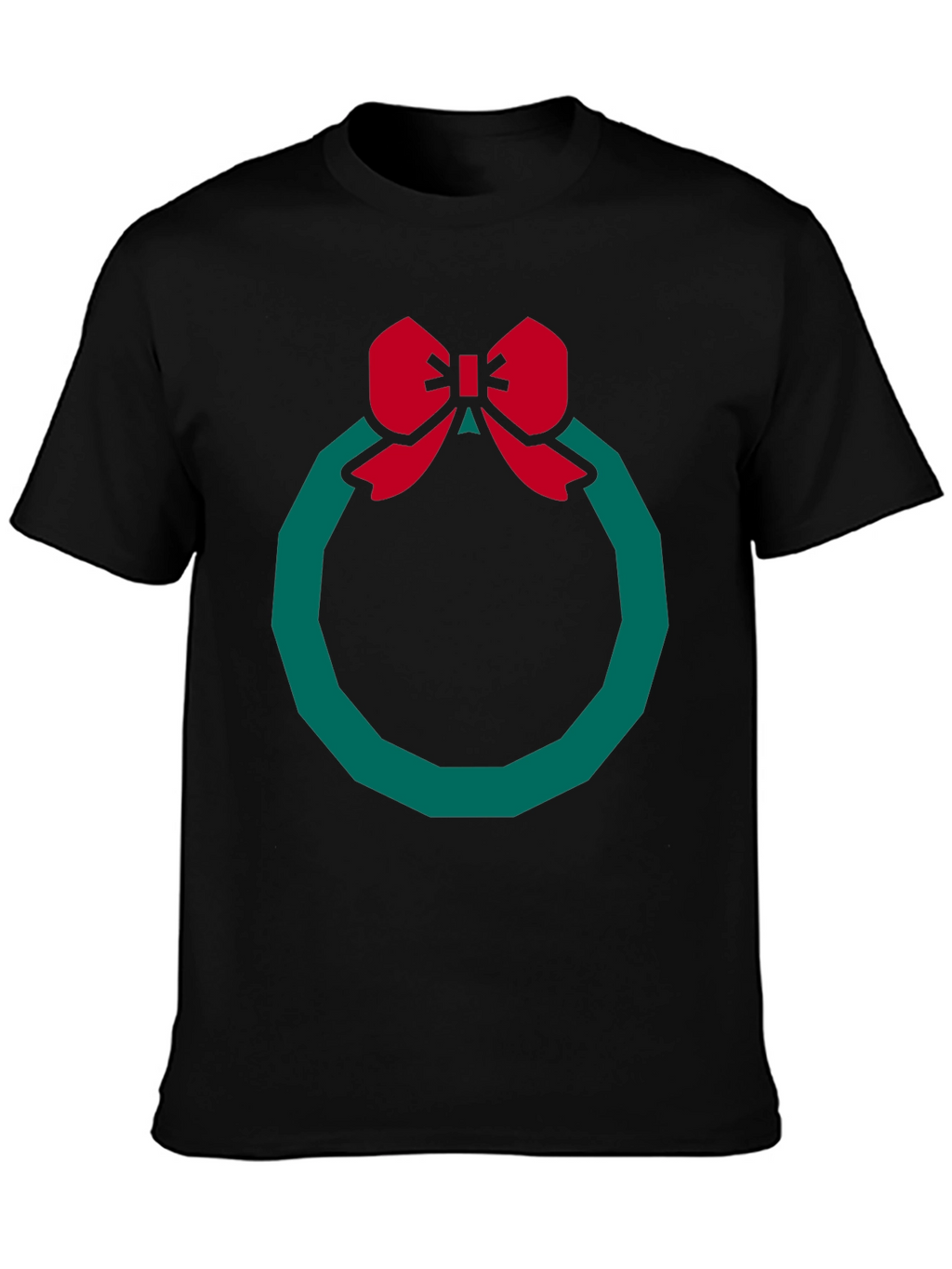 Festive Wreath Graphic Tee - Holiday Style!