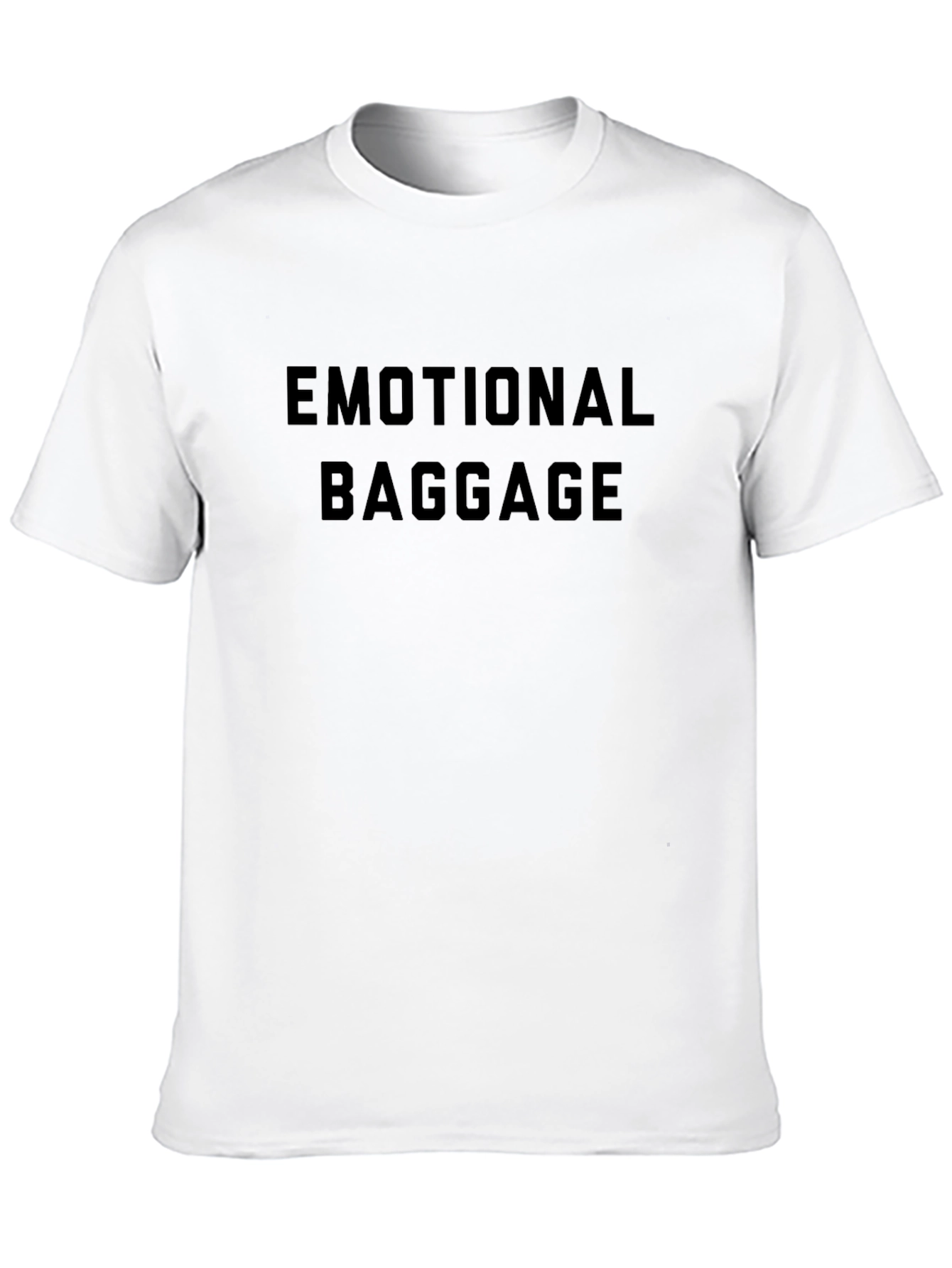 Emotional Baggage Graphic Tee - Black Unisex T-Shirt