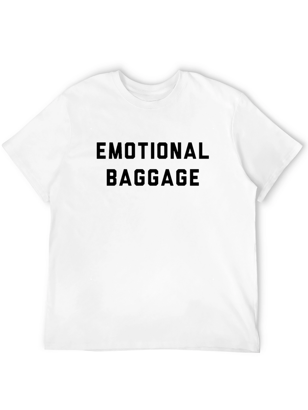Emotional Baggage Graphic Tee - Black Unisex T-Shirt