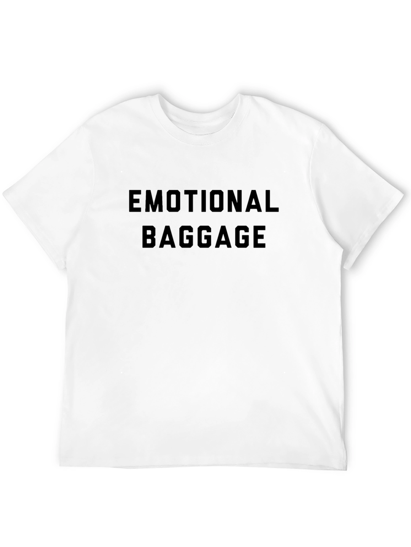 Emotional Baggage Graphic Tee - Black Unisex T-Shirt