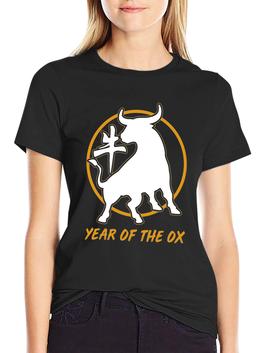Year of the Ox Black Graphic Tee