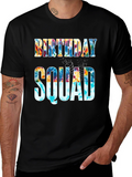 Birthday Squad Tie-Dye Graphic Tee
