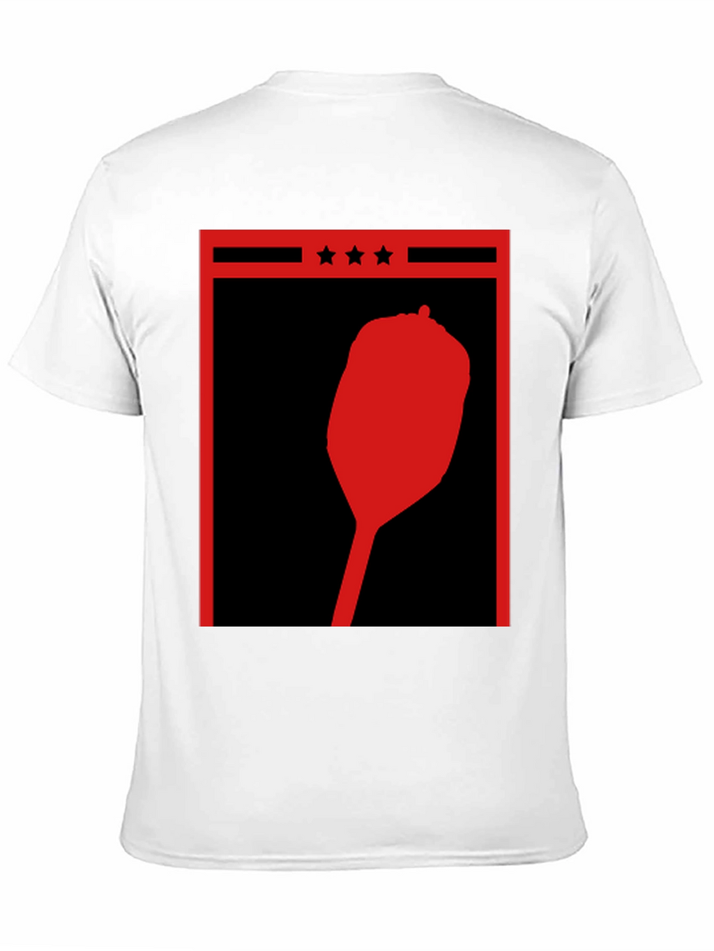 Retro Red Pepper Silhouette Graphic Tee