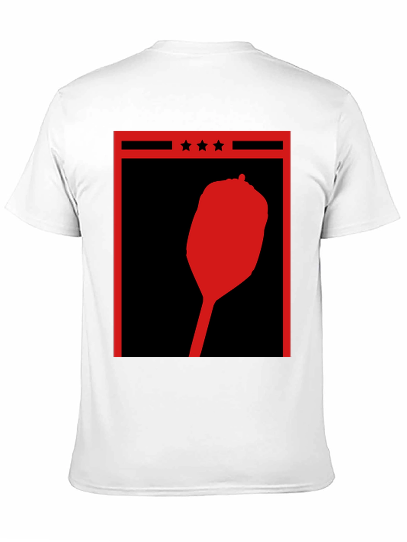 Retro Red Pepper Silhouette Graphic Tee