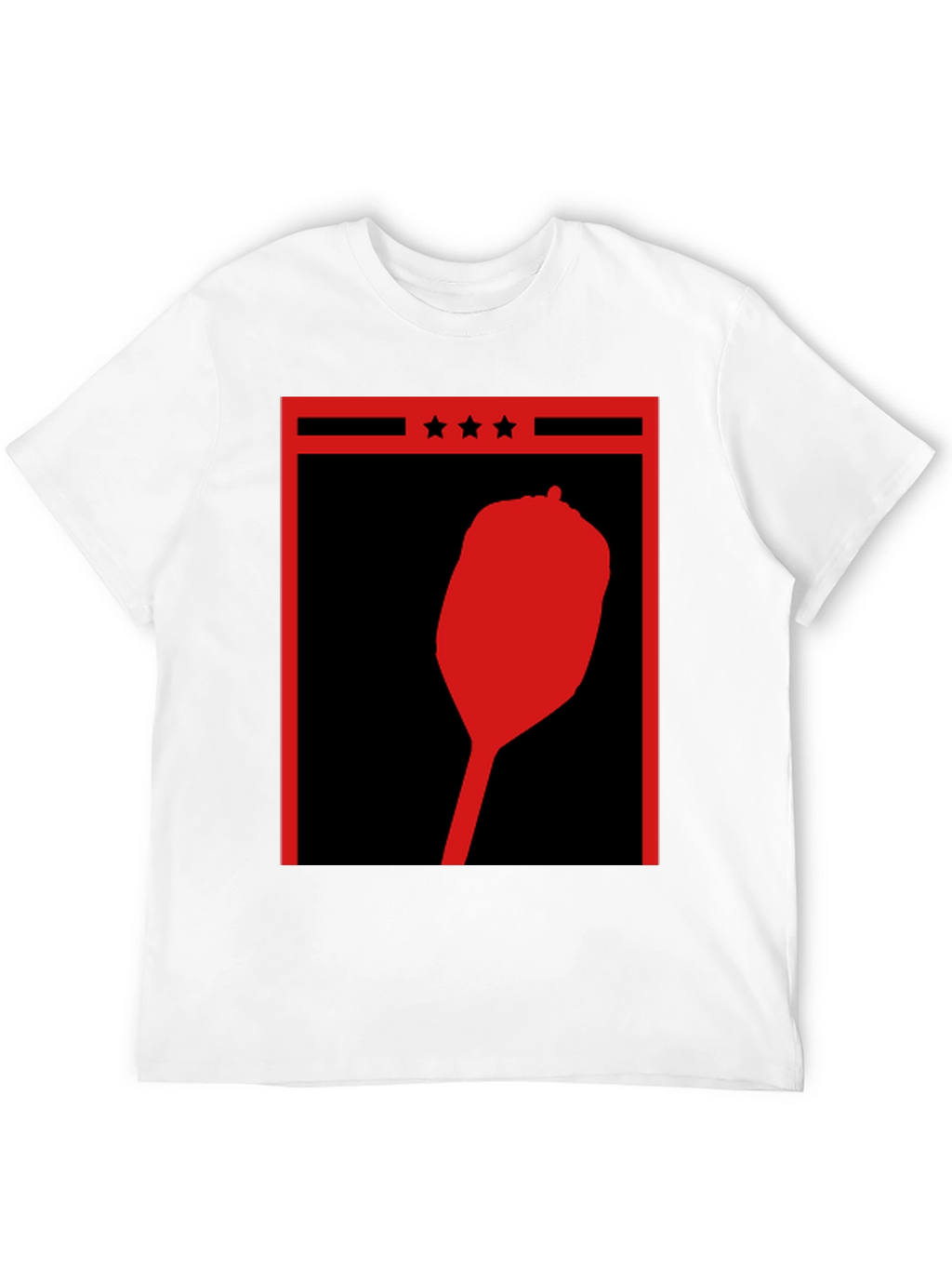 Retro Red Pepper Silhouette Graphic Tee