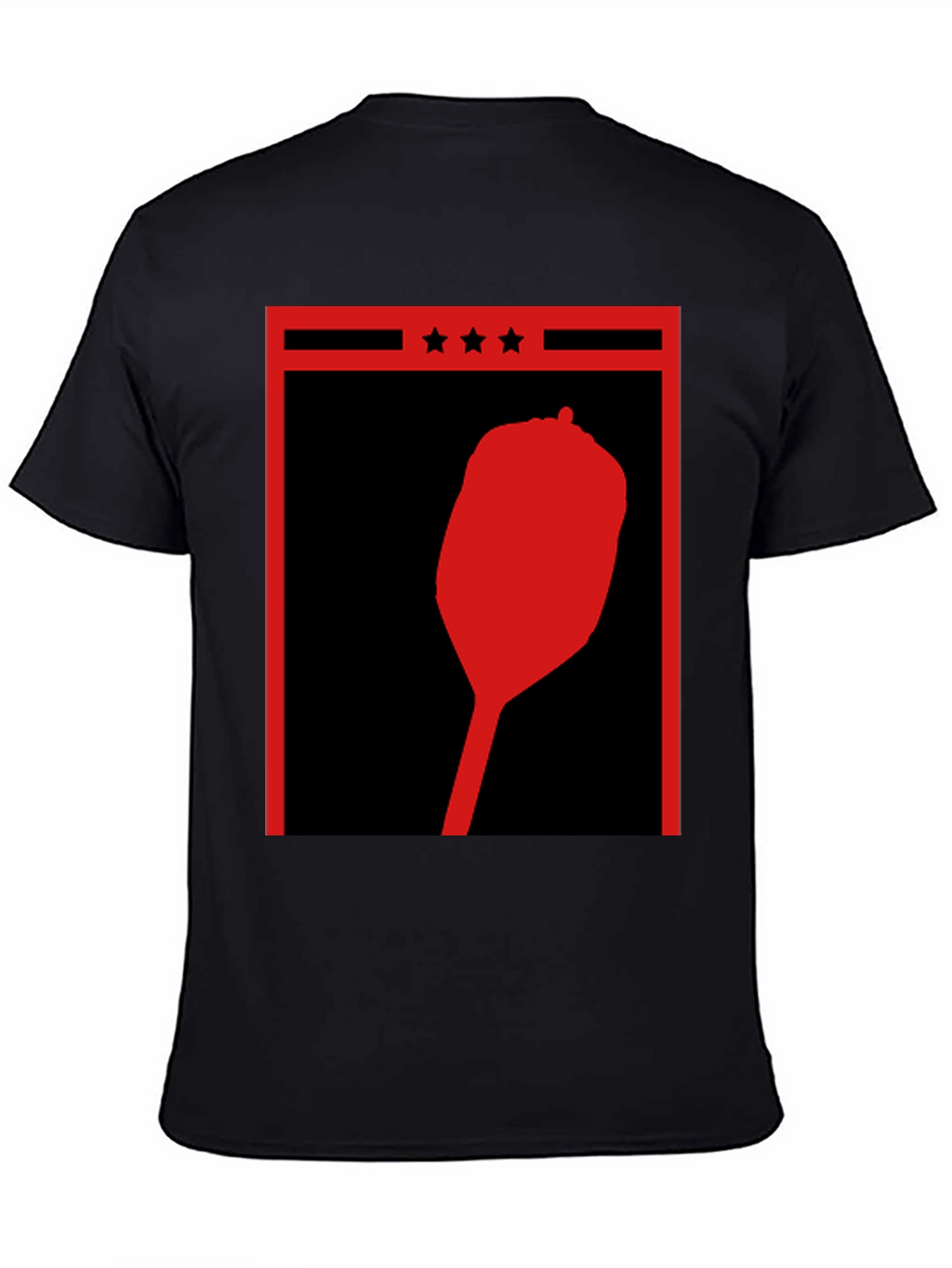 Retro Red Pepper Silhouette Graphic Tee