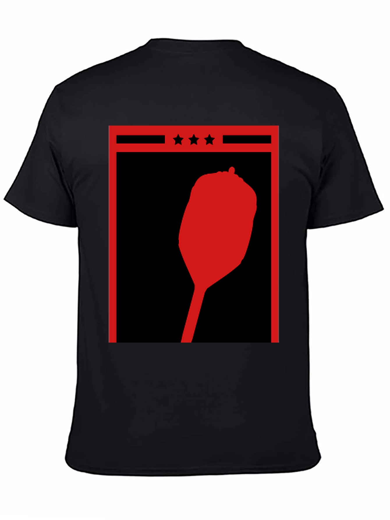 Retro Red Pepper Silhouette Graphic Tee