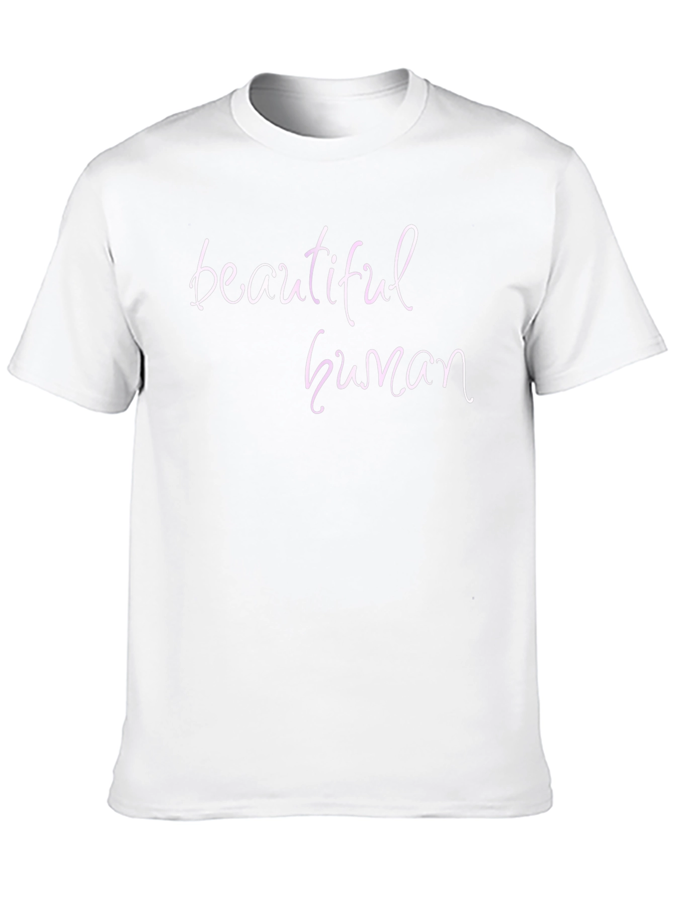 Beautiful Human Graphic Tee - Soft Cotton Blend