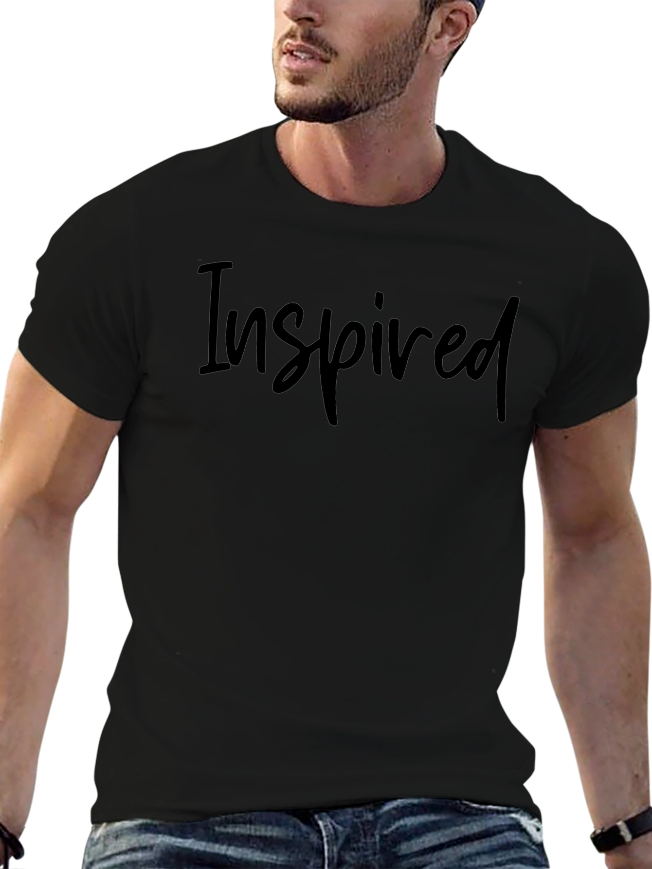 Inspired Black T-Shirt - Motivational
