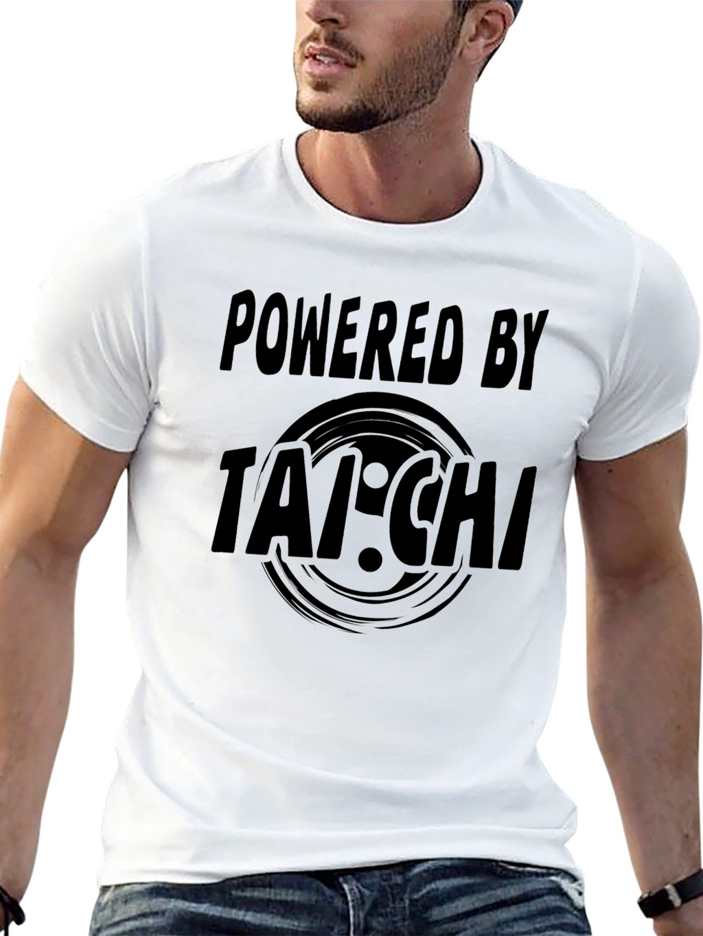 Powered by Tai Chi Black T-Shirt