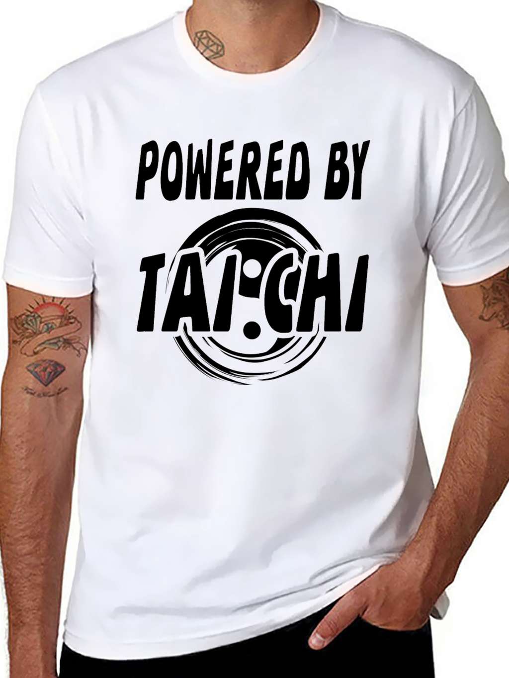 Powered by Tai Chi Black T-Shirt
