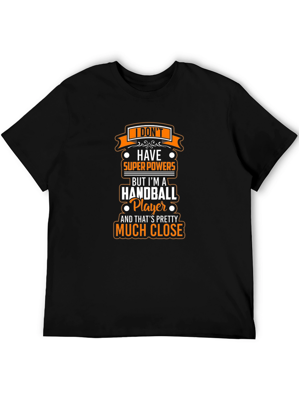 Handball Player Superpowers Graphic Tee