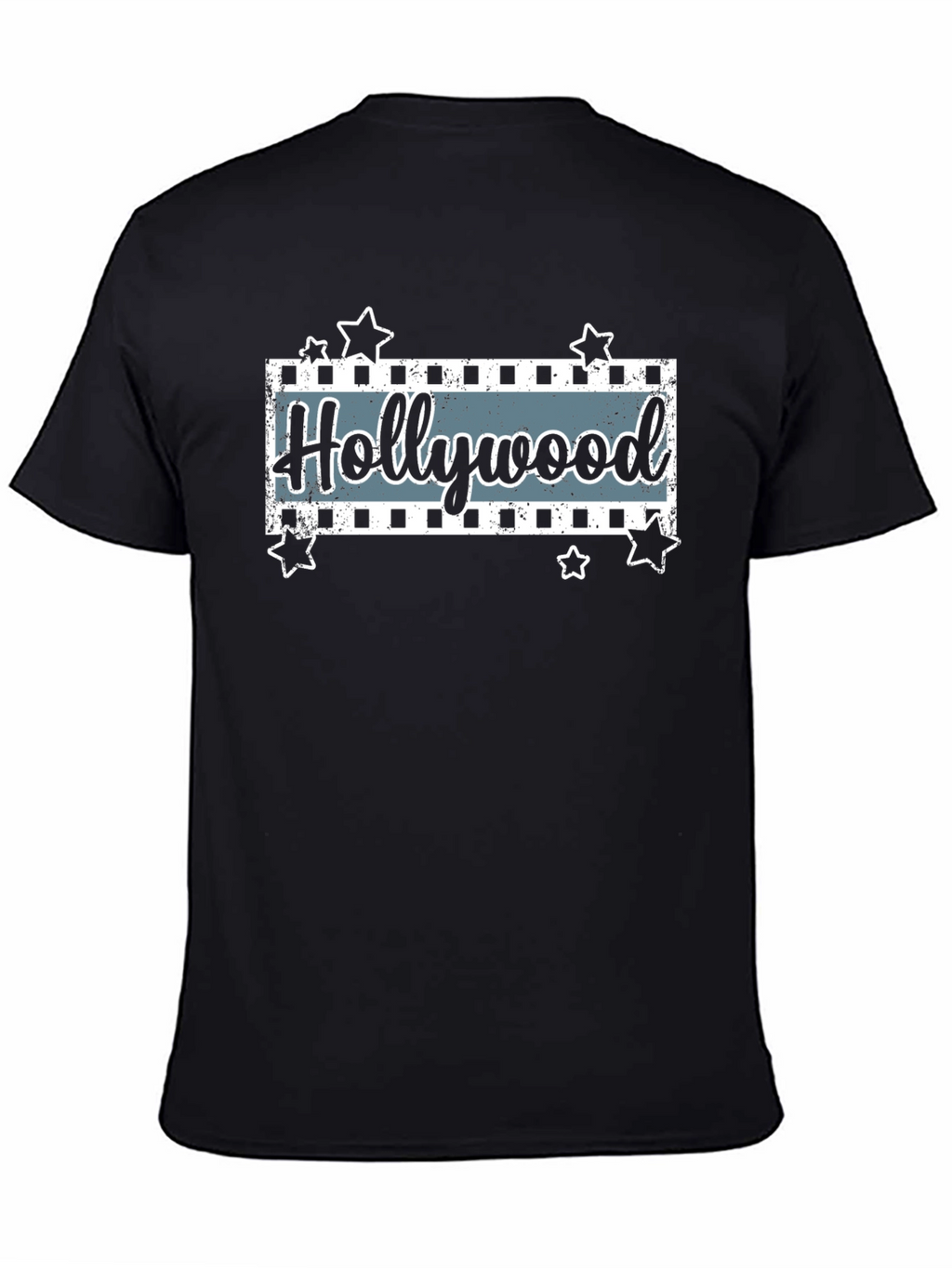 Hollywood Movie Stars Black T-Shirt