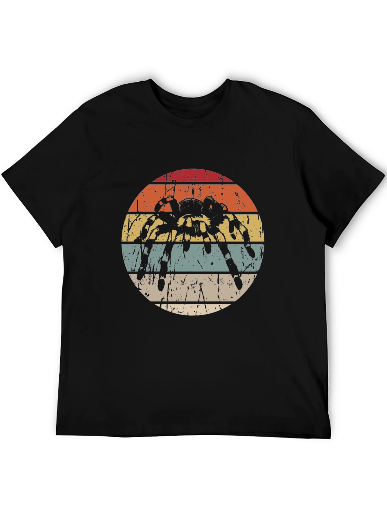 Vintage Tarantula Sunset Graphic T-Shirt