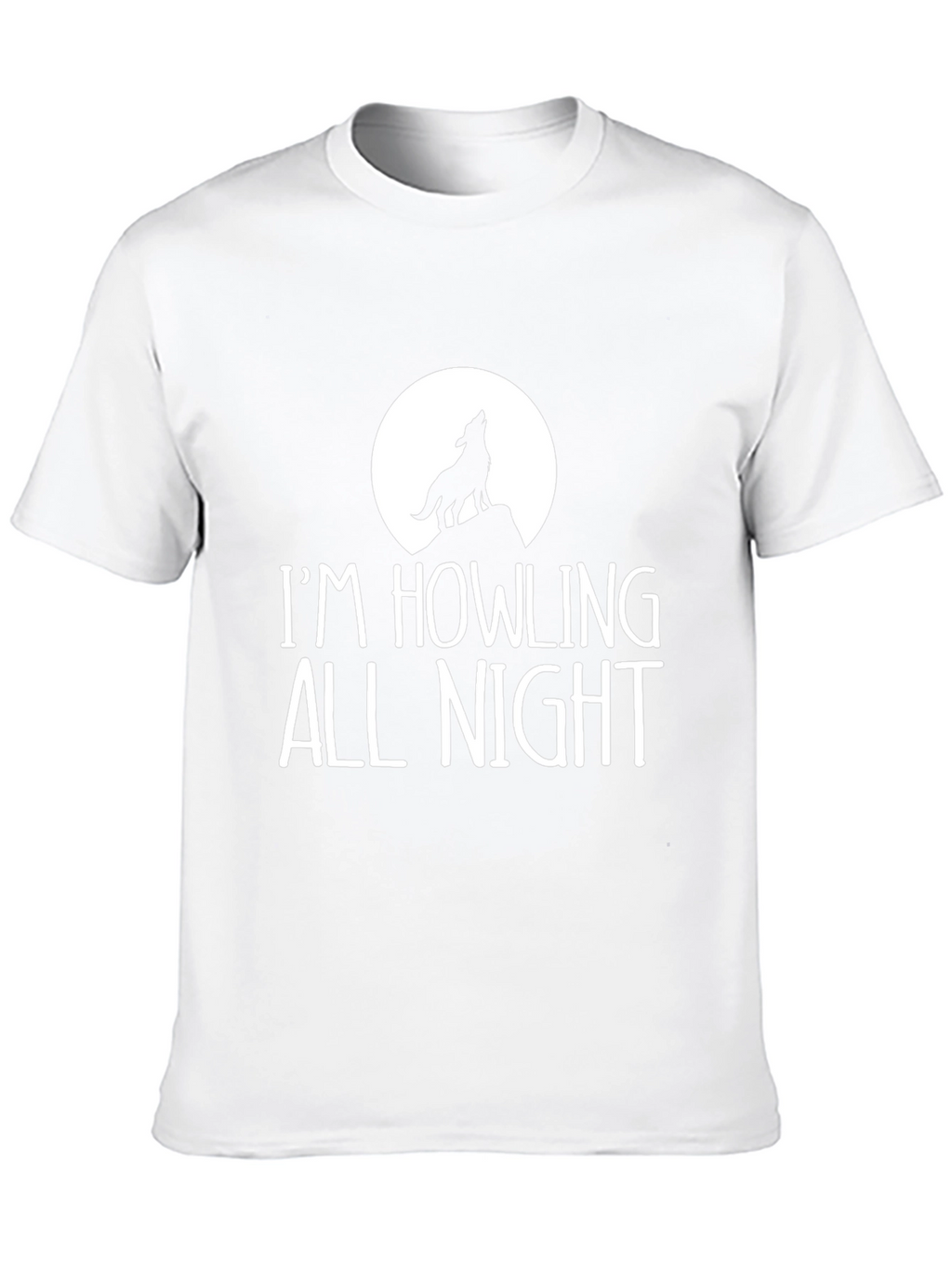 Howling All Night Graphic Tee - Black
