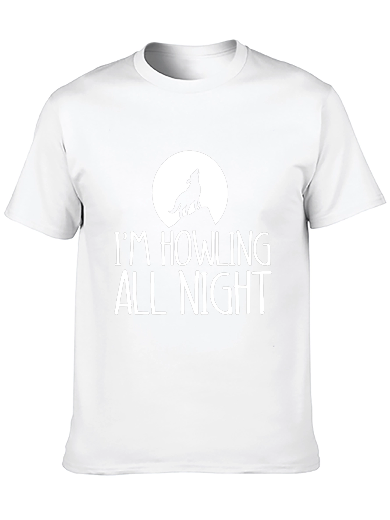 Howling All Night Graphic Tee - Black
