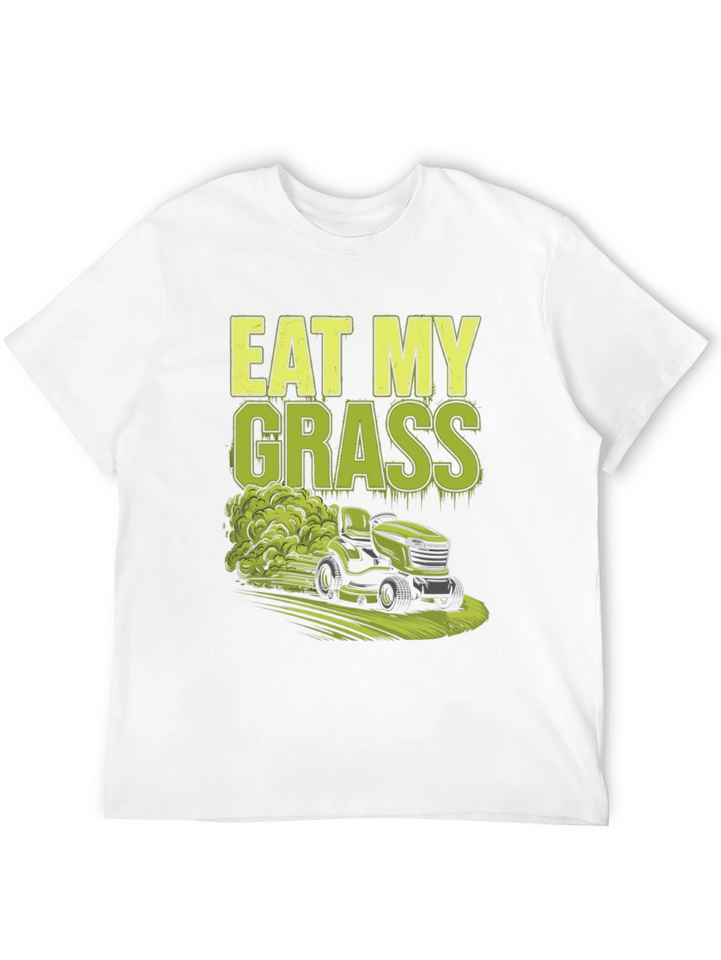 Eat My Grass Lawn Mower Graphic Tee