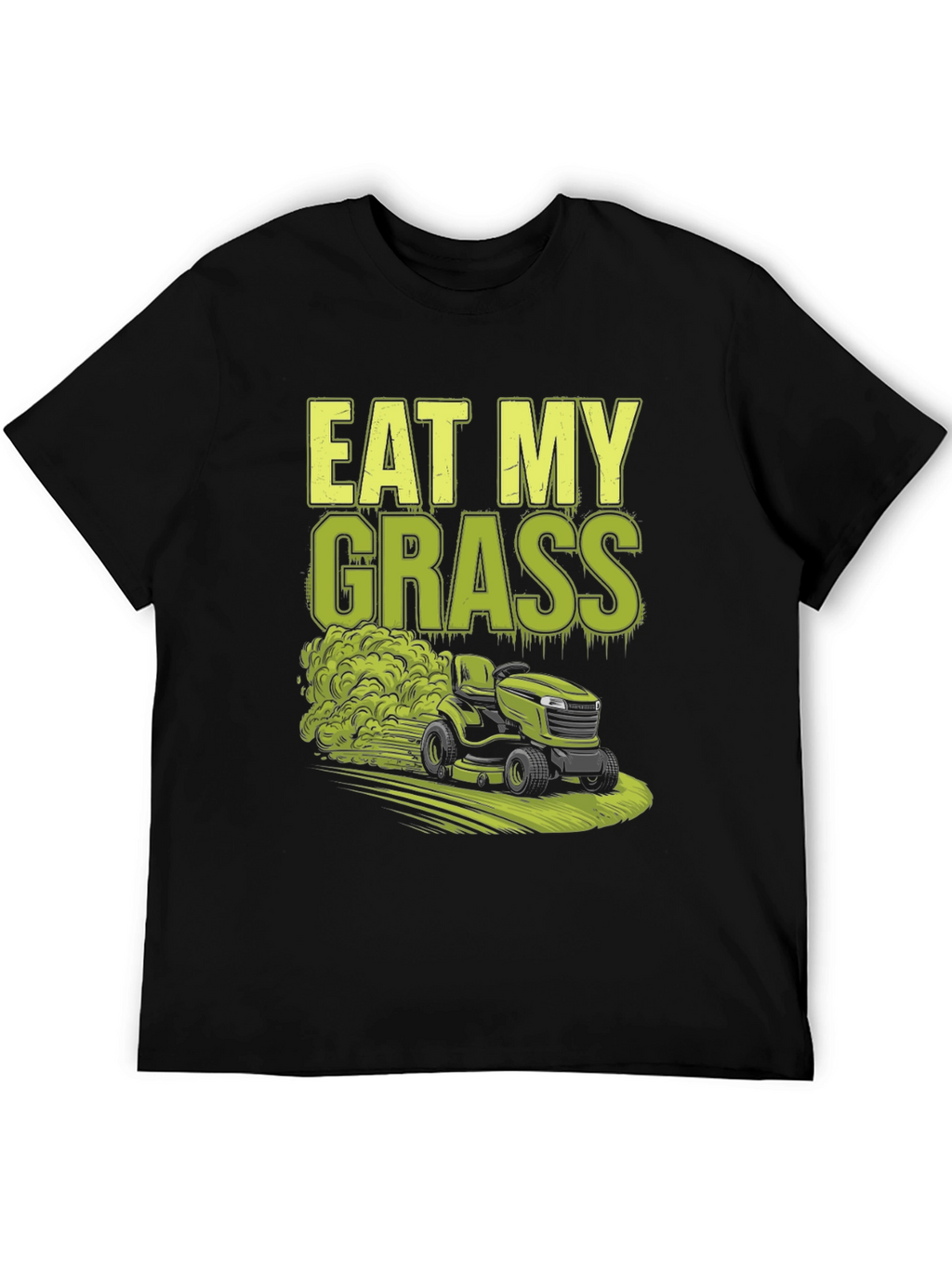 Eat My Grass Lawn Mower Graphic Tee