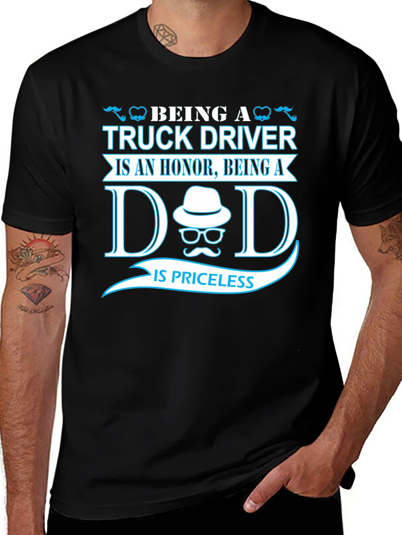 Truck Driver Dad T-Shirt