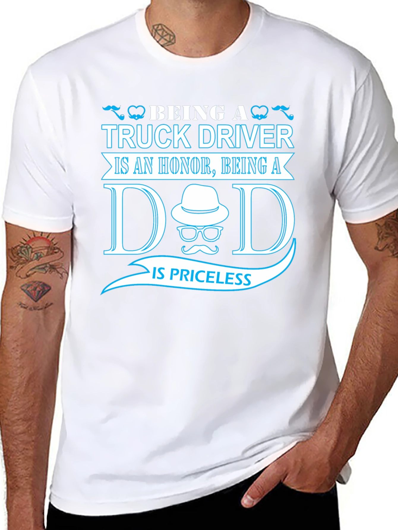 Truck Driver Dad T-Shirt