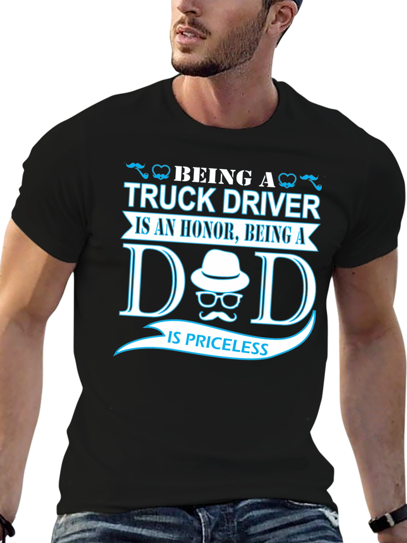 Truck Driver Dad T-Shirt